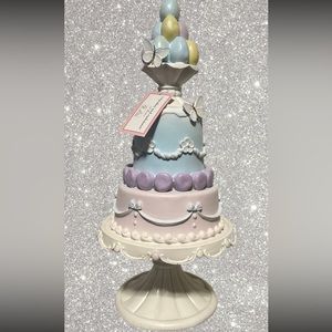 Cupcakes and cashmere Easter Egg Pastel Tiered Cake decor New